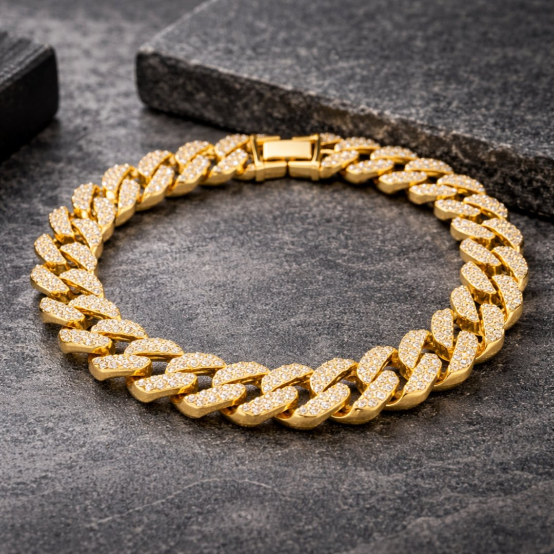 PULSERA EN ACERO BRILLANTE