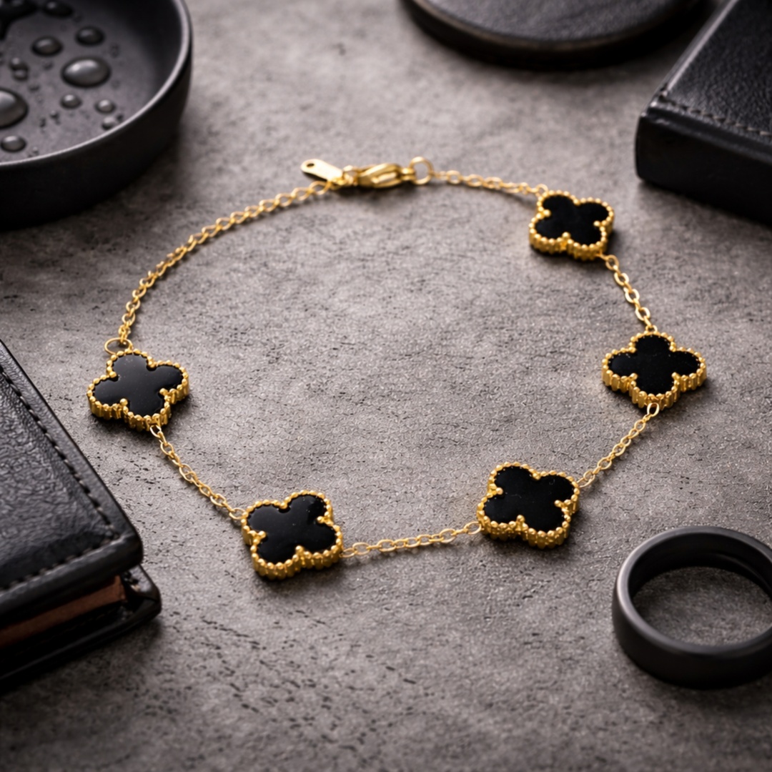 VAN CLEEF EN ACERO NEGRO