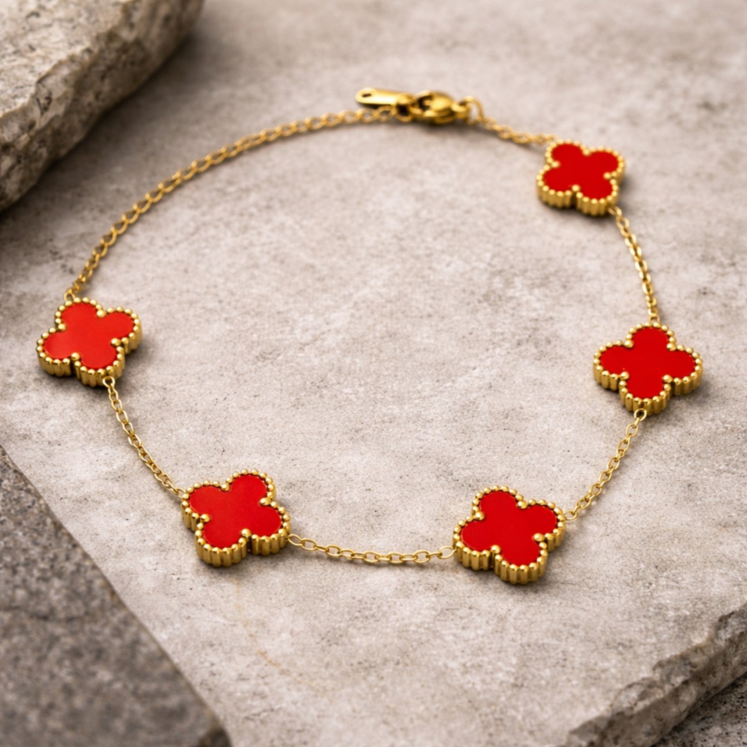 VAN CLEEF EN ACERO ROJA