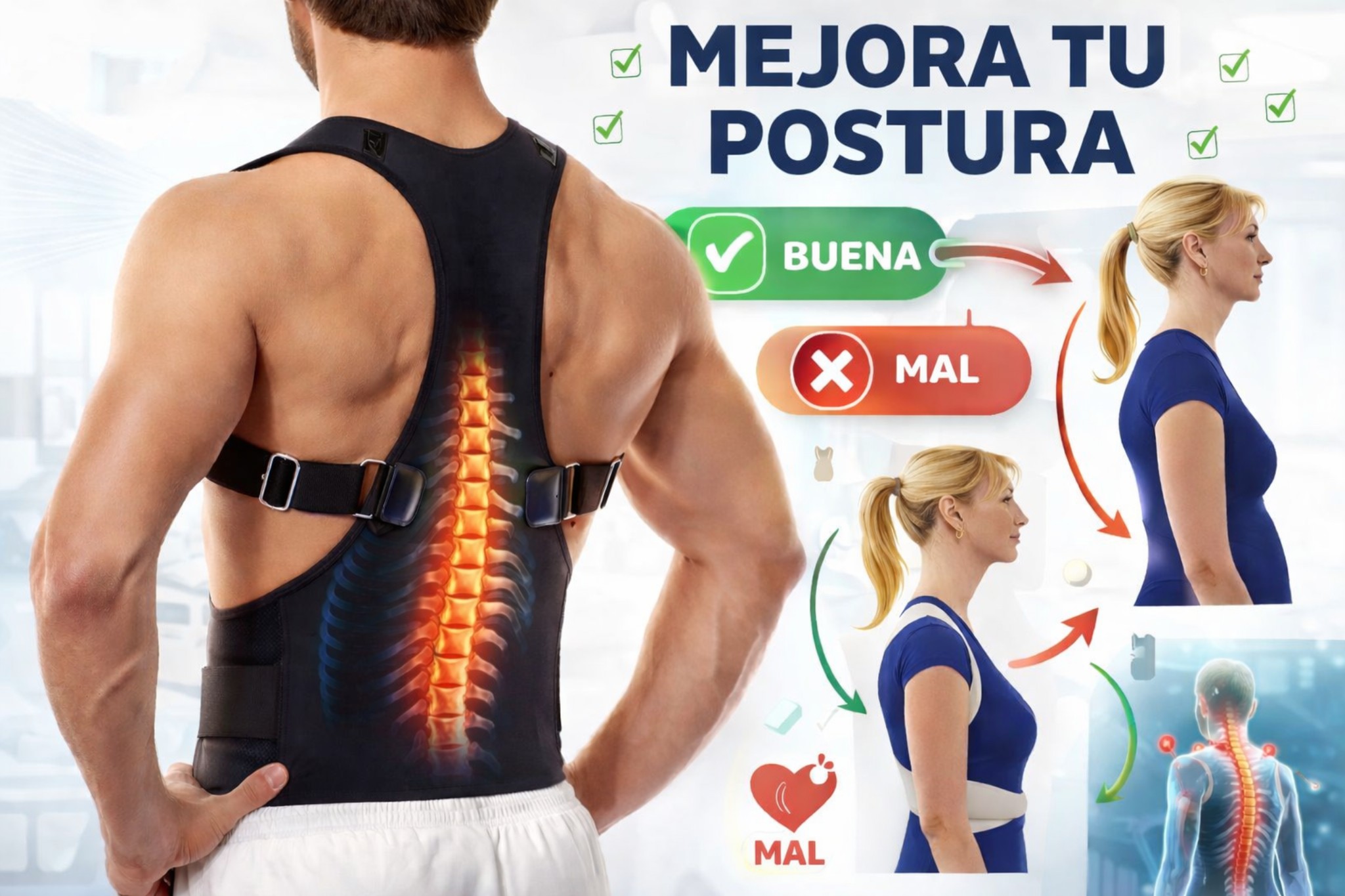 CORRECTOR DE POSTURA UNISEX