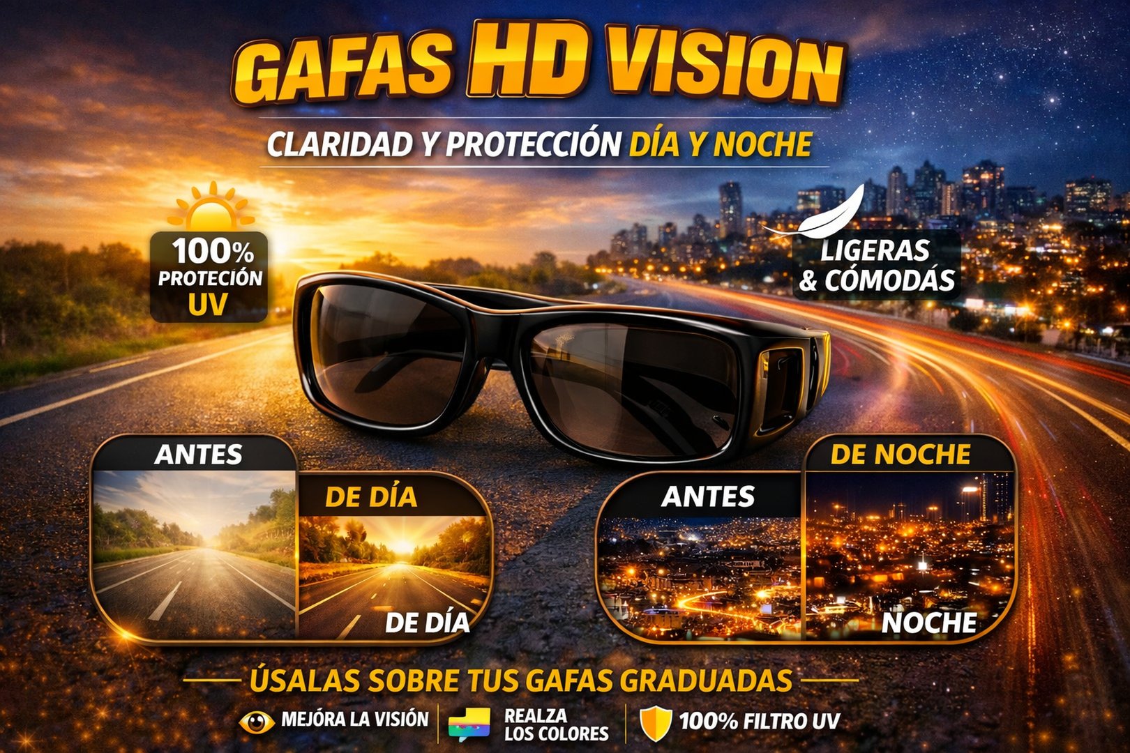 LENTES VISION NOCTURNA