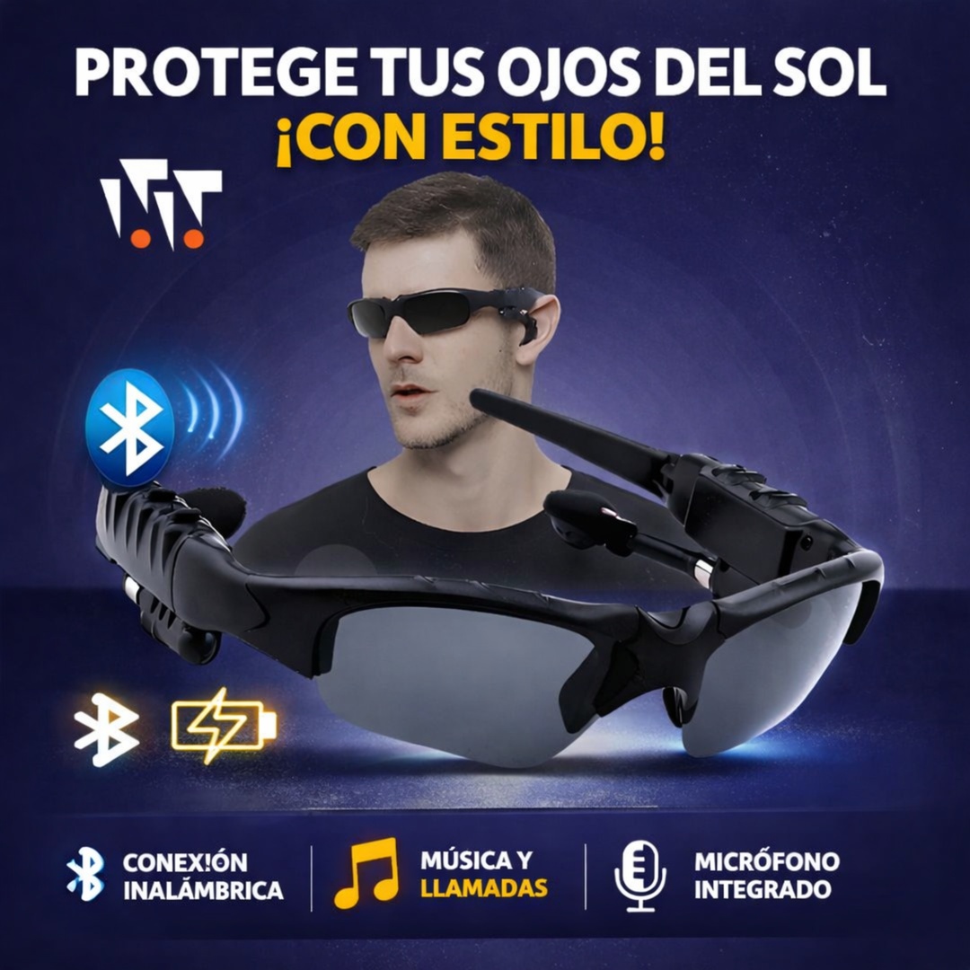 GAFAS BLUETOOH RECARGABLE